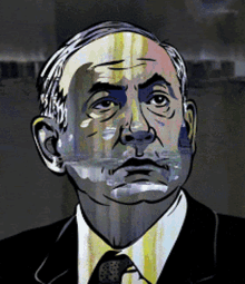 Benjamin Netanyahu Art GIF - Benjamin Netanyahu Art Prime Minister GIFs
