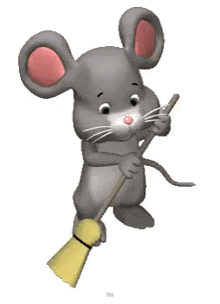 Sam Mouse GIF - Sam Mouse Sweeping GIFs