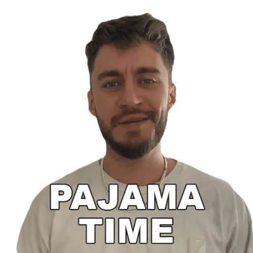 Pajama Time Casey Frey Sticker - Pajama Time Casey Frey Pajama Party Stickers