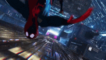 Free-falling Miles Morales GIF - Free-falling Miles Morales Spider-man Across The Spider-verse GIFs