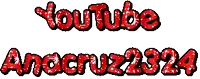 youtube anacruz2334 is written in red letters