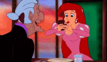 Ariel Smoke GIF - Ariel Smoke The Little Mermaid GIFs