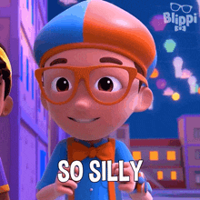 So Silly Blippi GIF - So Silly Blippi Blippi Wonders - Educational Cartoons For Kids GIFs