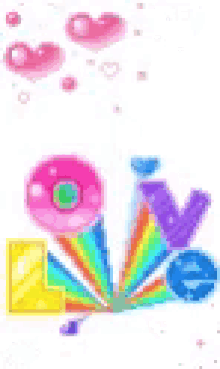 Love Rainbow GIF - Love Rainbow Heart GIFs