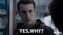 Yes Why Clay Jensen GIF - Yes Why Clay Jensen Dylan Minnette GIFs