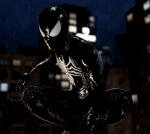 Venom Suit GIF - Venom Suit Rain GIFs