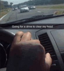Driving To Clear Head GIF - Driving To Clear Head GIFs