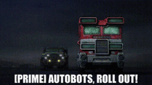 Transformers Optimus Prime GIF - Transformers Optimus Prime Autobots Roll Out GIFs