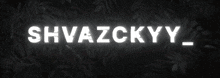the word shaggy is displayed on a dark background