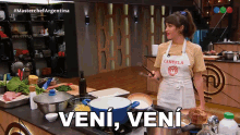 Veni Veni Candela Vetrano GIF - Veni Veni Candela Vetrano Master Chef Argentina GIFs