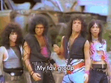 My Favorite Group I Riffed GIF - My Fav Group Kiss Lick It Up GIFs