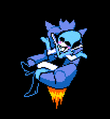 a pixel art drawing of a skeleton with a crown on his head