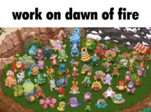 Dawn Of Fire My Singing Monsters GIF - Dawn Of Fire My Singing Monsters Continent GIFs