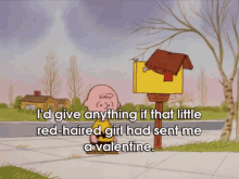 How The Heart Yearns GIF - Charliebrown Peanuts Valentinesday GIFs