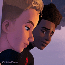 Attracted Look Miles Morales GIF - Attracted Look Miles Morales Spider Man GIFs