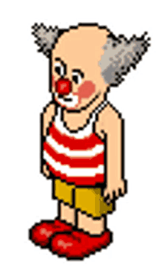 habbo habbohotel clown funny silly