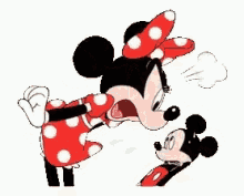 Enojada Minnie Mouse GIF - Enojada Minnie Mouse Micke Mouse GIFs