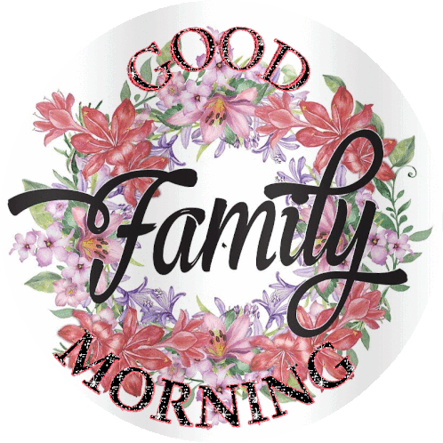 Good Morning Family Sticker - Good Morning Family Stickers