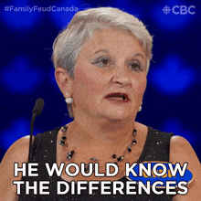 He Would Know The Differences Linda GIF - He Would Know The Differences Linda Family Feud Canada GIFs