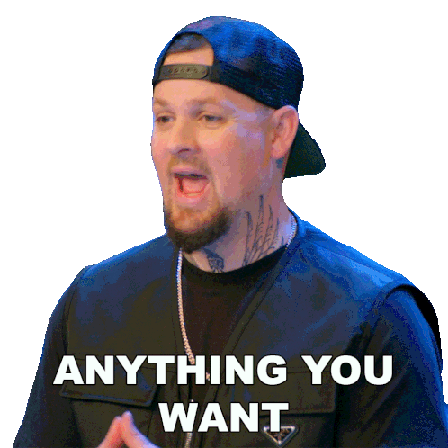 Anything You Want Joel Madden Sticker - Anything You Want Joel Madden Ink Master Stickers