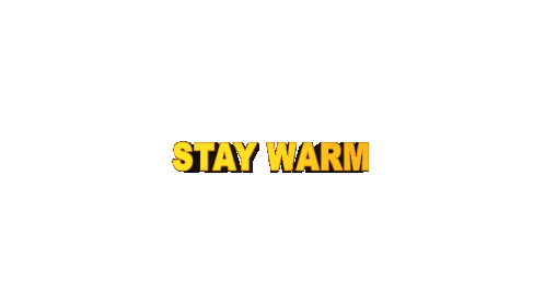 Stay Warm Warm Sticker - Stay Warm Warm Winter Stickers
