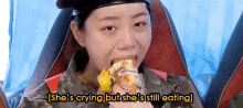 Me GIF - Crying Eating Soldier GIFs