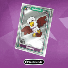 a card with an eagle on it that says eager eagle