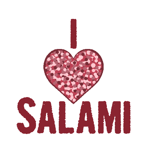 Loidl Salami Sticker - Loidl Salami I Love Salami Stickers