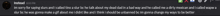 a blurred image of a text that says ' i 'm sorry for saying that ' on it