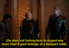 Doesnt Belong Banquet GIF - Doesnt Belong Banquet Odin GIFs