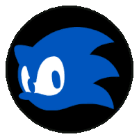 Sonic The Hedgehog Emblem Sticker - Sonic The Hedgehog Emblem Mario Kart Stickers