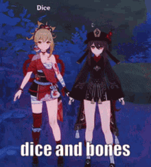 dice and bones bones and dice dice bones genshin