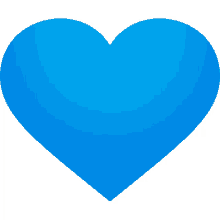 blue heart heart joypixels blue love