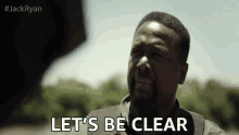 lets be clear frankly clear wendell pierce jack ryan season2