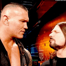 Randy Orton Aj Styles GIF - Randy Orton Aj Styles Not Impressed GIFs