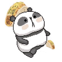 Panda Taco GIF - Panda Taco Happy GIFs