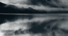 Lake From Http://Headlikeanorange.Tumblr.Com/ GIF - Lake Clouds Reflections GIFs