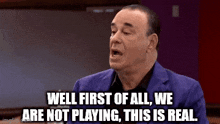 Taffer Not A Game Taffer This Is Real GIF - Taffer Not A Game Taffer This Is Real Not Playing GIFs