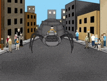 Kevin Spencer Robot Spider GIF - Kevin Spencer Robot Spider Parade GIFs
