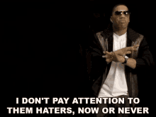 I Dont Pay Attention To Them Haters Now Or Never Nelly GIF