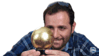 Uma Bola Perfeita De Ouro Ibere Thenorio Sticker