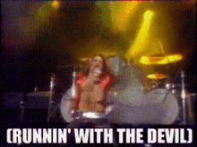Van Halen Running With The Devil GIF - Van Halen Running With The Devil Eddie Van Halen GIFs