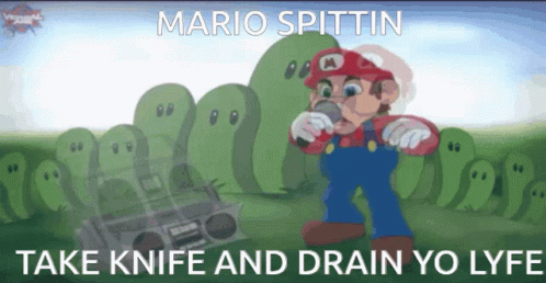 Dope Bladee GIF - Dope Bladee Mario Beat Boxing GIFs