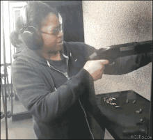 gun shoot recoil