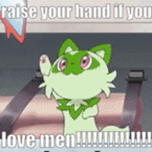 Love Men Sprigatito GIF - Love Men Sprigatito Pokemon GIFs