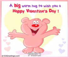 Valentine Hug Happy Valentines Day GIF