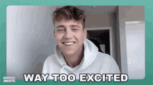 Way Too Excited Harry Jowsey GIF - Way Too Excited Harry Jowsey Popbuzz GIFs
