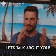 Lets Talk About You Ted GIF - Lets Talk About You Ted Dustin Milligan GIFs