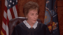 Judge Judy Glance GIF