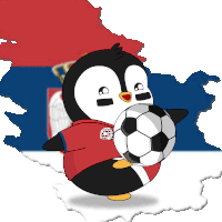 Serbia Soccer Sticker